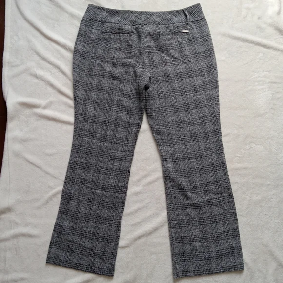 7th Ave NY&CO Black & Gray Knit Wide Leg Trousers size 18 - Picture 10 of 12